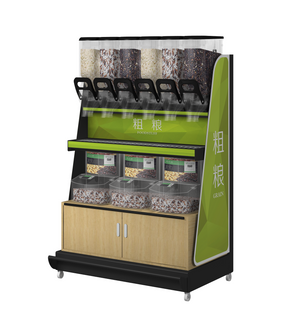 Ecobox EK-026-4 short grain stand shelf rack display solution without Top Led