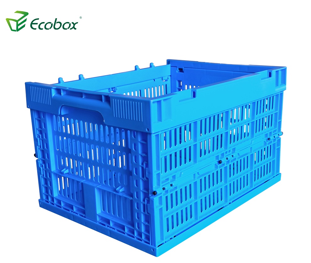 Ecobox reusable plastic folding moving box for transportation