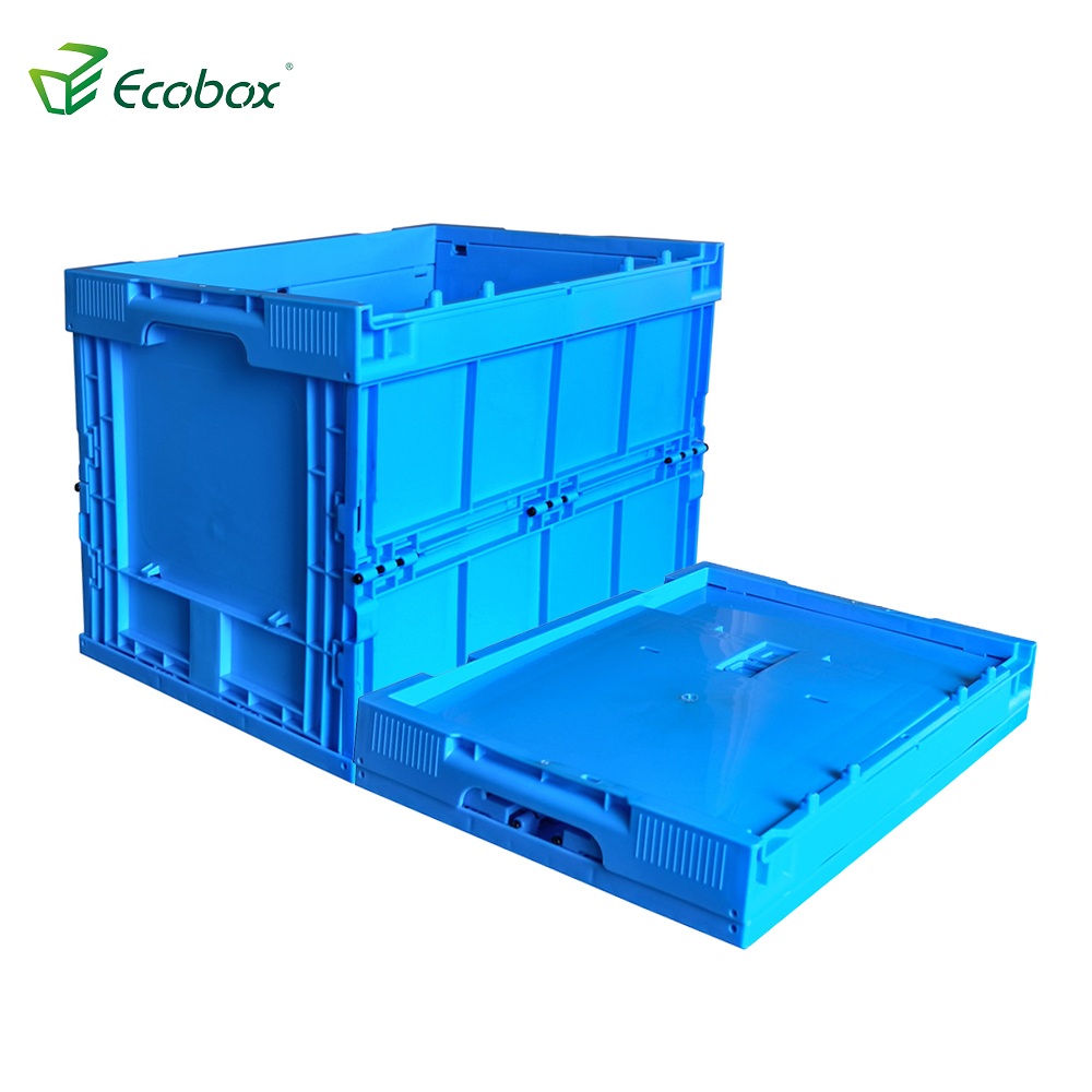 Ecobox 40x30x31cm PP material collapsible folding plastic bin storage container box