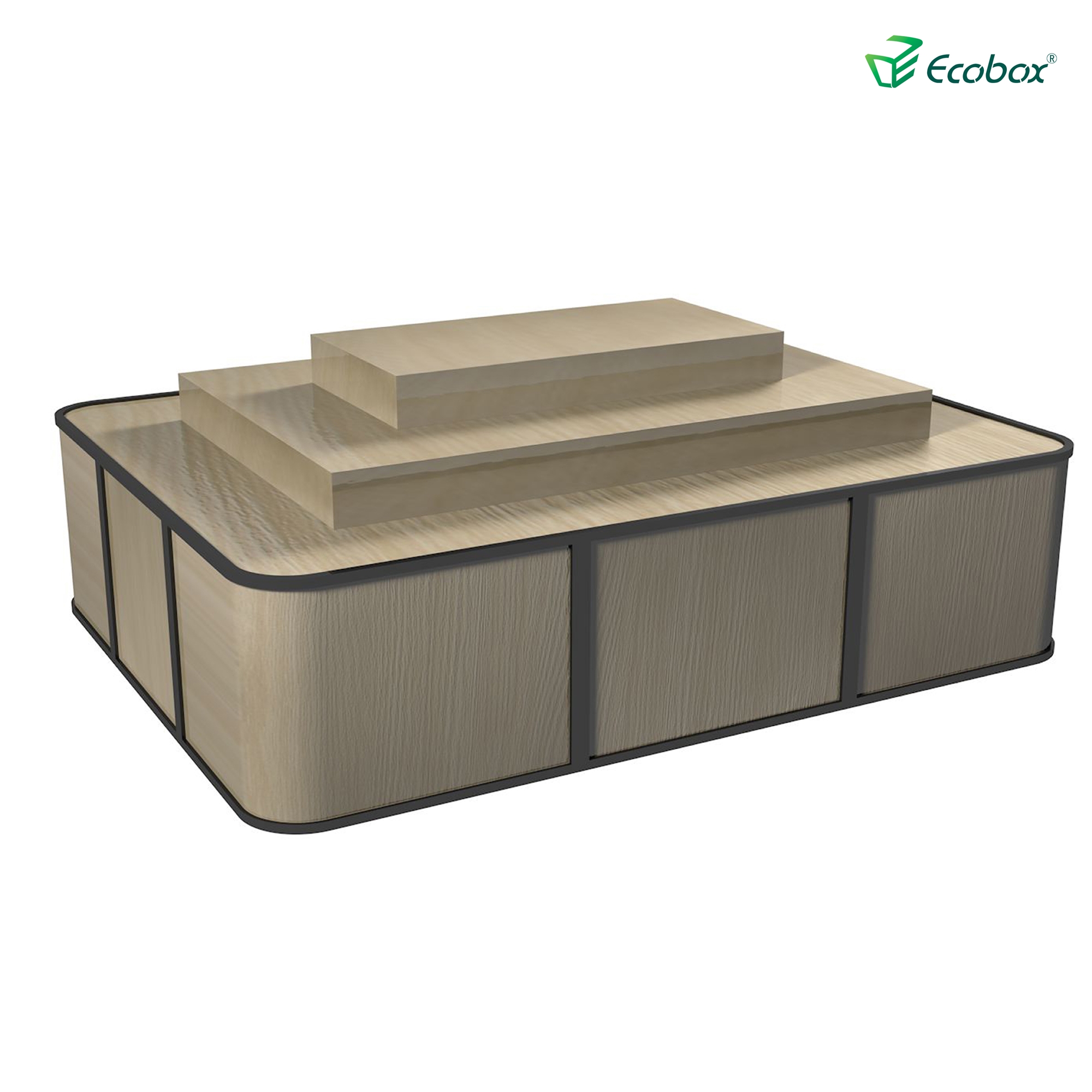 Ecobox G004 series shelf with Ecobox bulk bins supermarket bulk food displays