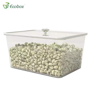Ecobox SPH-049 airtight bulk nuts bin jar